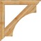 Ekena Millwork Westlake Traditional Rough Sawn Bracket, Western Red Cedar, 4"W x 36"D x 36"H BKT04X36X36WTL01RWR - alternate 3